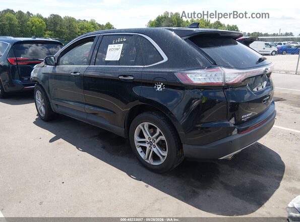 2FMPK4K84JBC54700 2018 FORD EDGE Black Tył lewy