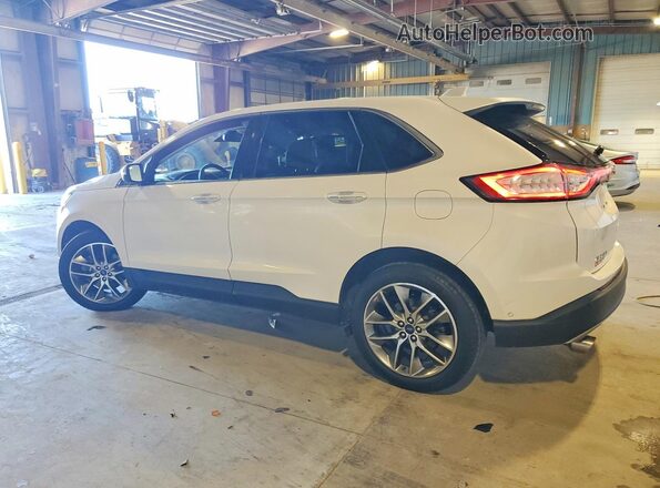 2FMPK4K85GBC35260 2016 FORD EDGE White Tył lewy