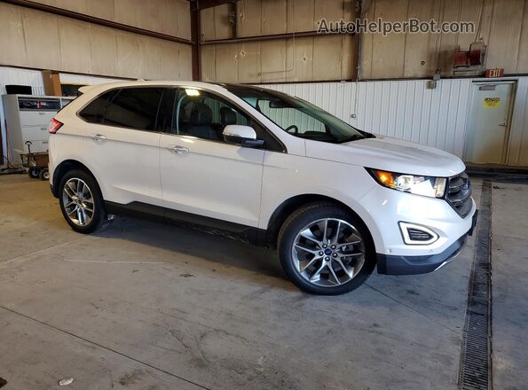 2FMPK4K85GBC35260 2016 FORD EDGE White Przód prawy