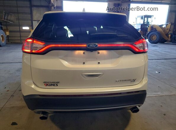 2FMPK4K85GBC35260 2016 FORD EDGE White Widok z tyłu