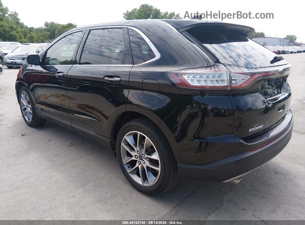 2FMPK4K86GBC43478 2016 FORD EDGE Black Rear left