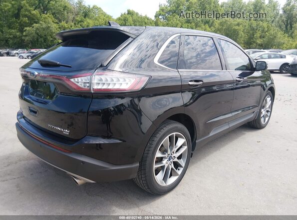 2FMPK4K86GBC43478 2016 FORD EDGE Black Rear right