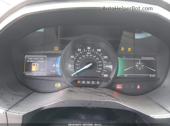 2FMPK4K87HBB72342 2017 FORD EDGE Black Widok tylnych siedzeń