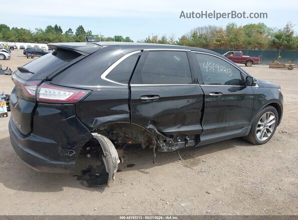 2FMPK4K87HBB72342 2017 FORD EDGE Black Widok z przodu