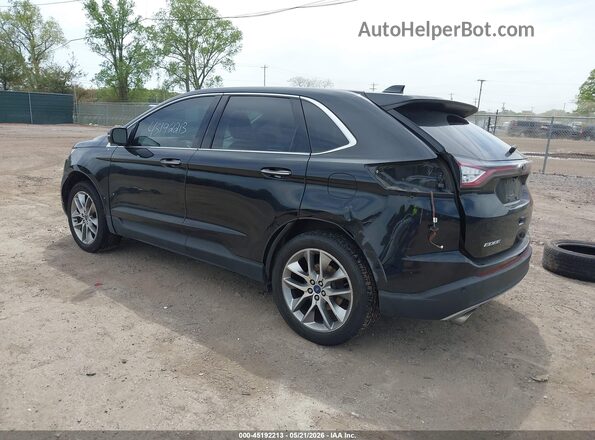 2FMPK4K87HBB72342 2017 FORD EDGE Black Tył lewy