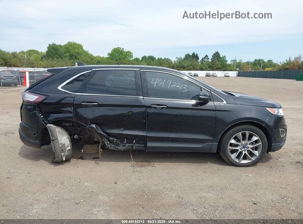 2FMPK4K87HBB72342 2017 FORD EDGE Black Widok wnętrza 360 stopni