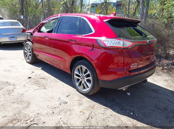 2FMPK4K87JBB27360 2018 FORD EDGE Red Հետևի ձախ