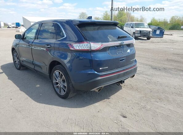2FMPK4K88HBB09704 2017 FORD EDGE Dark Blue Задняя левая четверть