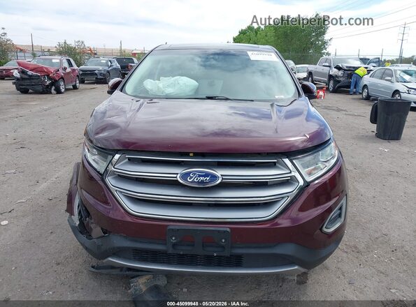 2FMPK4K8XHBB62744 2017 FORD EDGE Burgundy 