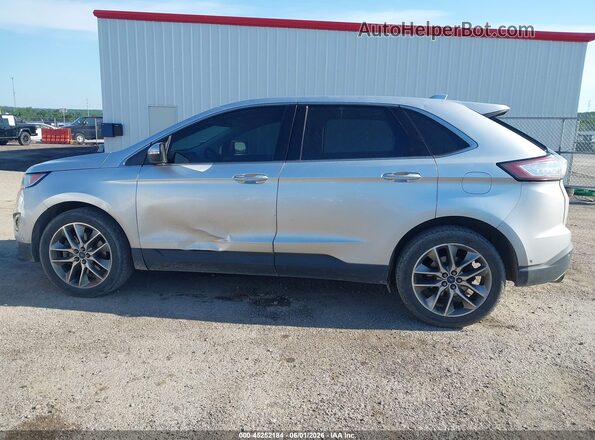 2FMPK4K8XHBB99048 2017 FORD EDGE Silver Vista interior de 360 grados