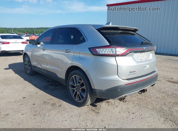 2FMPK4K8XHBB99048 2017 FORD EDGE Silver Trasero izquierdo