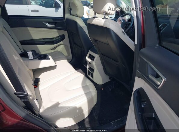 2FMPK4K8XJBB13307 2018 FORD EDGE Burgundy VIN կոդի պիտակի տեսք