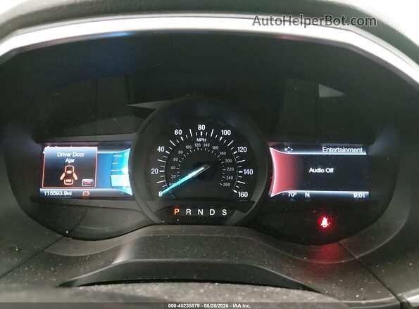 2FMPK4K90HBC62571 2017 FORD EDGE Gold Вид задніх сидінь