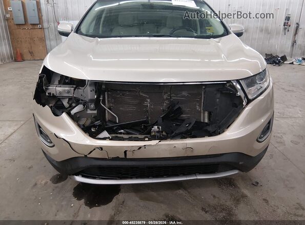 2FMPK4K90HBC62571 2017 FORD EDGE Gold Вид спереду