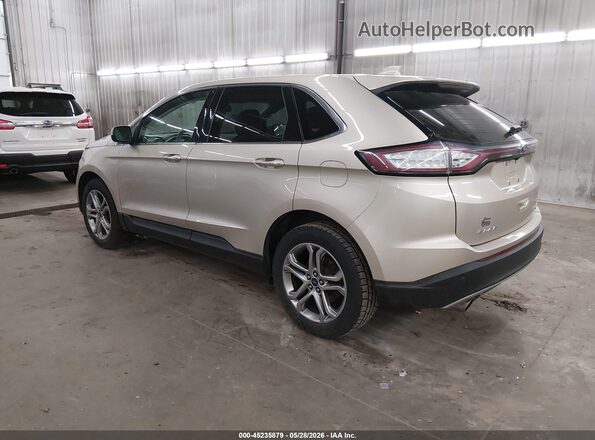 2FMPK4K90HBC62571 2017 FORD EDGE Gold Задня ліва чверть