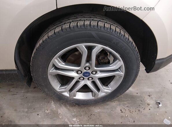 2FMPK4K90HBC62571 2017 FORD EDGE Gold Вид щитка приладів