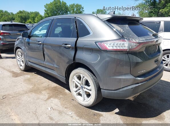 2FMPK4K90JBC05857 2018 FORD EDGE Gray Tył lewy