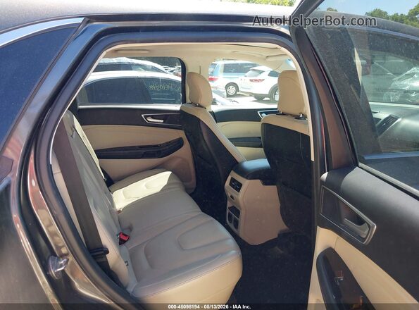 2FMPK4K90JBC05857 2018 FORD EDGE Gray Widok naklejki z numerem VIN
