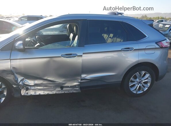 2FMPK4K90LBA72407 2020 FORD EDGE Gray 360 interior view