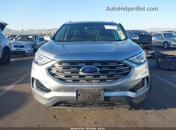 2FMPK4K90LBA72407 2020 FORD EDGE Gray Instrument cluster view