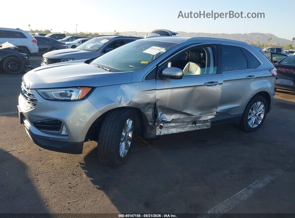 2FMPK4K90LBA72407 2020 FORD EDGE Gray Front view