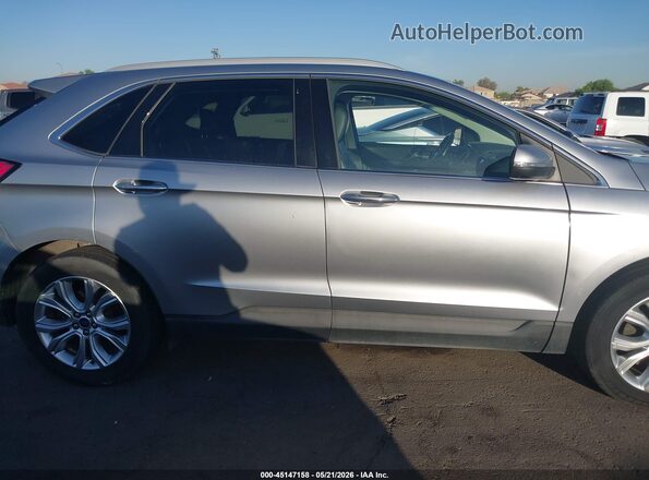 2FMPK4K90LBA72407 2020 FORD EDGE Gray Rear interior view