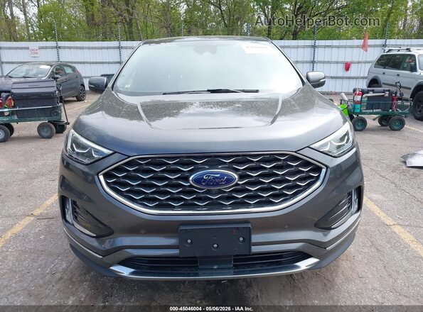2FMPK4K90LBB58834 2020 FORD EDGE Maroon ხელსაწყოთა პანელის ხედი