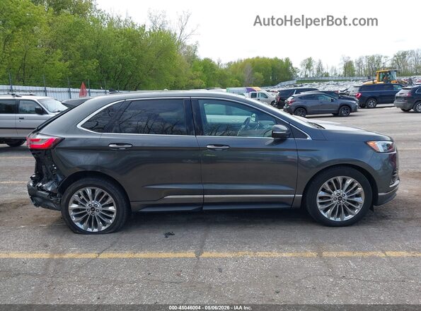 2FMPK4K90LBB58834 2020 FORD EDGE Maroon უკანა სალონის ხედი