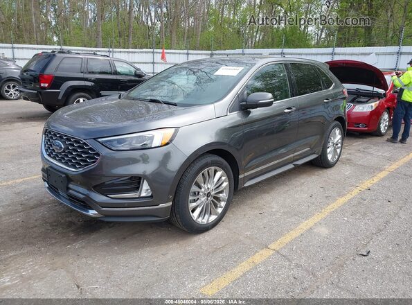 2FMPK4K90LBB58834 2020 FORD EDGE Maroon წინა მარცხენა ხედი სამი მეოთხედიდან