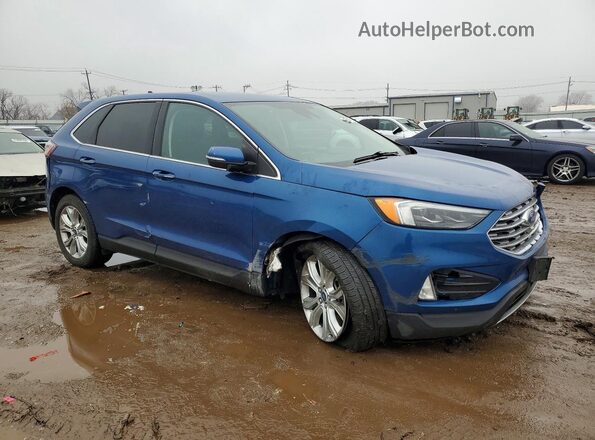 2FMPK4K90NBA13554 2022 FORD EDGE Синий 