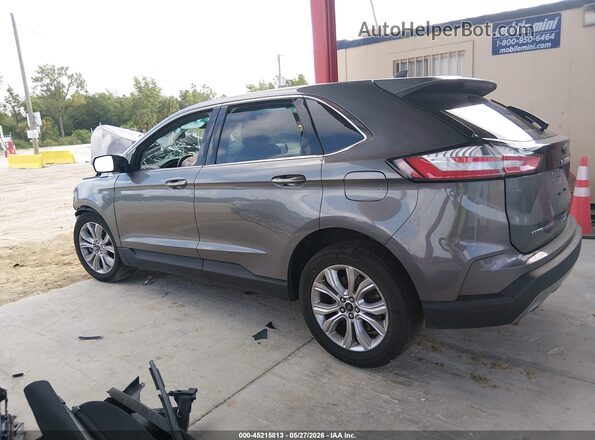 2FMPK4K90PBA19812 2023 FORD EDGE Gray Rear interior view