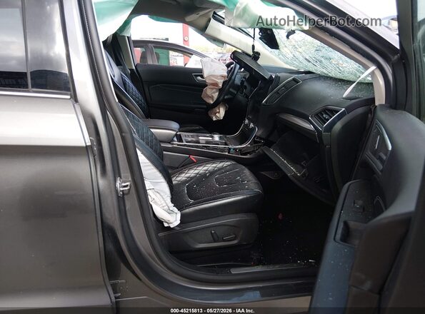 2FMPK4K90PBA19812 2023 FORD EDGE Gray Front interior view
