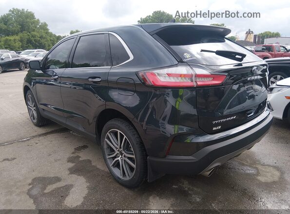 2FMPK4K90RBA18159 2024 FORD EDGE Dark Blue Trasero izquierdo
