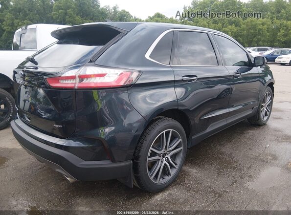 2FMPK4K90RBA18159 2024 FORD EDGE Dark Blue Trasero derecho