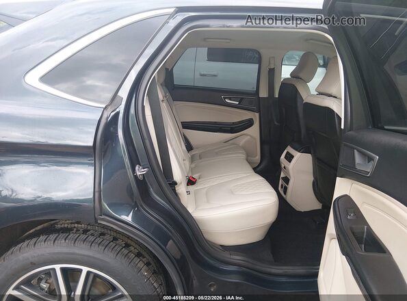 2FMPK4K90RBA18159 2024 FORD EDGE Dark Blue Vista de la etiqueta del VIN