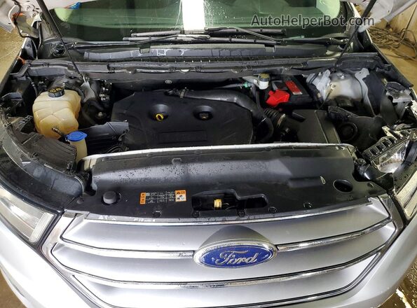 2FMPK4K91HBB90313 2017 FORD EDGE Silver Вид задньої частини салону