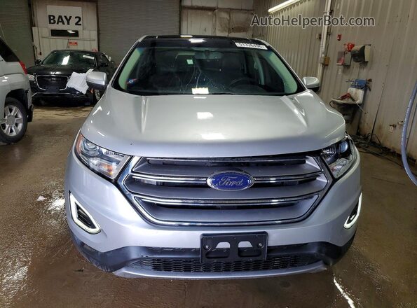 2FMPK4K91HBB90313 2017 FORD EDGE Silver Вид спереду