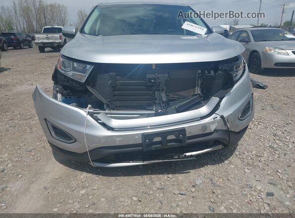 2FMPK4K91JBB74859 2018 FORD EDGE Silver წინა ხედი
