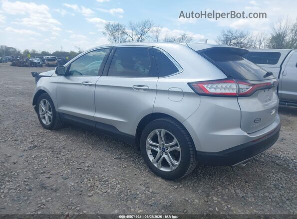 2FMPK4K91JBB74859 2018 FORD EDGE Silver უკანა მარცხენა