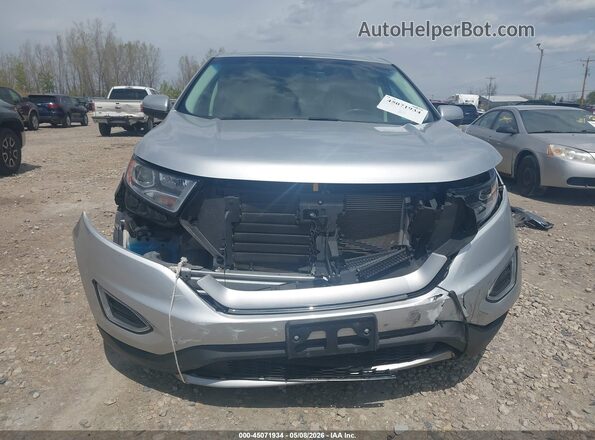 2FMPK4K91JBB74859 2018 FORD EDGE Silver უკანა სალონის ხედი