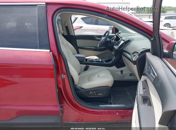 2FMPK4K91KBB23606 2019 FORD EDGE Red 