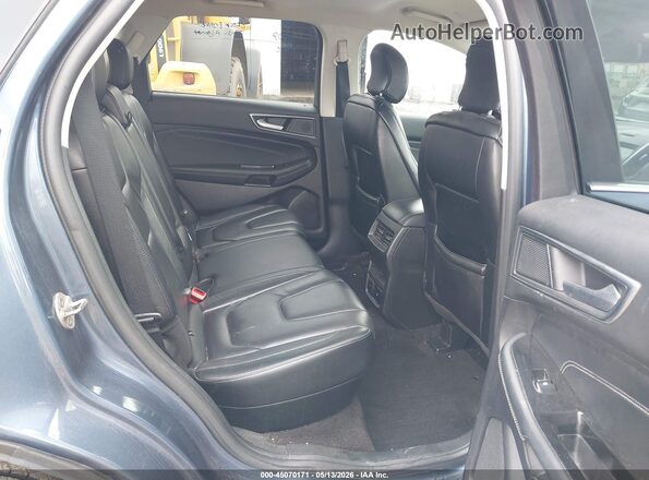 2FMPK4K91KBB39806 2019 FORD EDGE Blue Widok naklejki z numerem VIN
