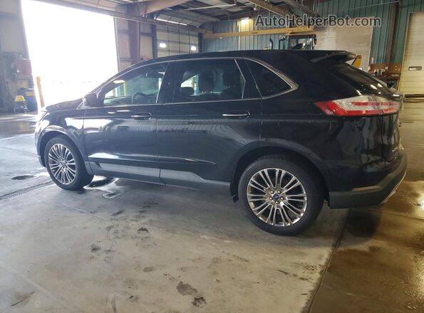 2FMPK4K91KBB53334 2019 FORD EDGE Black Задня ліва чверть
