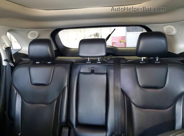 2FMPK4K91KBB53334 2019 FORD EDGE Black Вид задніх сидінь