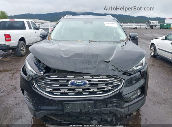 2FMPK4K91KBC10681 2019 FORD EDGE Черный Вид щитка приборов
