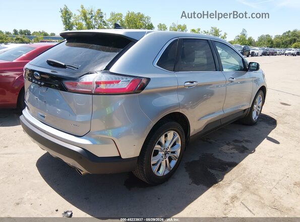 2FMPK4K91MBA16929 2021 FORD EDGE Silver Tył prawy