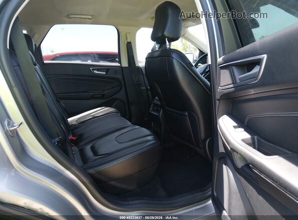 2FMPK4K91MBA16929 2021 FORD EDGE Silver Widok naklejki z numerem VIN