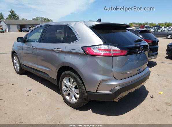2FMPK4K91MBA16929 2021 FORD EDGE Silver Tył lewy