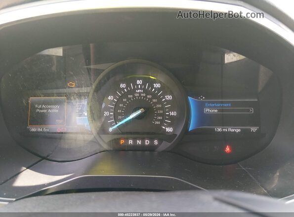 2FMPK4K91MBA16929 2021 FORD EDGE Silver Widok tylnych siedzeń