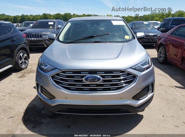 2FMPK4K91MBA16929 2021 FORD EDGE Silver Widok zestawu wskaźników